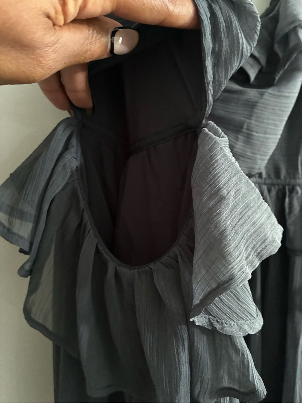 Asos Design Ruffled Maxi Dress - Picture 4 of 5